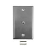 35mm Stereo Single Gang Wall Plate Kit - Stainless Steel FN-WPK-SSS