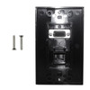 1-Port VGA Wall Plate Kit Decora Black with 1x Keystone Hole FN-WPK-VGA1-D-BK