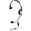 Andrea NC-181 VM USB On-Ear Mono Monaural Headset - Mono - USB - Wired - 32 Ohm - 50 Hz - 20 kHz - Over-the-head - Monaural - - 8 ft C1-1022300-50