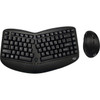 Adesso Tru-Form Media 1150 - Wireless Ergo Mini Keyboard amp Mouse - USB Wireless RF 87 Key - English US - USB Wireless RF Optical WKB-1150CB