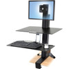 Ergotron Workfit-S Single Ld With Worksurface - Up to 24 Screen Support - 816 kg Load Capacity - Flat Panel Display Type 68580 x 33-350-200