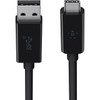 Belkin 31 USB-A to USB-C Cable USB Type-C - 3 ft USB Data Transfer Cable for MacBook Hard Drive Chromebook Smartphone - First 1 F2CU029bt1M-BLK