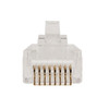 RJ45 Cat5eCat6 Pass-Through Plug Solid or Stranded 8P 8C - Pack of 50 FN-CN-RJ45C5PT-50