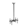 Dual Swivel  Tilt Ceiling Mount Bracket for Flat LCDLEDs - Fits Sizes 37-70 inches - Maximum VESA 600x400 FN-MT-252-BK