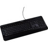 Verbatim Illuminated Wired Keyboard - Cable Connectivity - USB Type A Interface - Windows Mac OS Linux - Black 99789