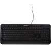 Verbatim Illuminated Wired Keyboard - Cable Connectivity - USB Type A Interface - Windows Mac OS Linux - Black 99789