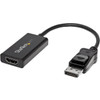 StarTechcom DisplayPort To HDMI Adapter with HDR - 4K 60Hz - Black - 77 DisplayPortHDMI AV Cable for AudioVideo Device Notebook DP2HD4K60H