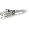 C2G 4 ft Cat5e Snagless UTP Unshielded Network Patch Cable - Gray - 4 ft Category 5e Network Cable for Network Device - First End 1 x 00384