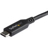 StarTechcom 6 ft 18 m - USB C to DisplayPort 14 Cable - 8K - HBR3 - Thunderbolt 3 Compatible - USB C Adapter and Cable in One - CDP2DP146B