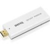 BenQ QCast Mirror QP20 IEEE 80211ac - WiMedia Adapter for SmartphoneTabletNotebook - HDMI - 240 GHz ISM - 5 GHz UNII - External 5AJH32810A