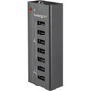 StarTechcom 7-Port USB Charging Station with 5 x 1A Ports and 2 x 2A Ports - 120 V AC 230 V AC Input - 12 V DC5 A Output ST7C51224