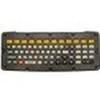 Zebra Keyboard - Cable Connectivity - USB Interface - QWERTY Layout - Vehicle Mount Computer - Black Yellow KYBD-QW-VC70F-S-1