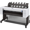 HP Designjet T1600 PostScript Inkjet Large Format Printer - 36 Print Width - Color - Printer - 5 Colors - 193 Second Color Speed - 3EK11AB1K
