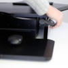Ergotron WorkFit Corner Standing Desk Converter - Up to 30 Screen Support - 1588 kg Load Capacity - Desktop Tabletop - Black 33-468-921