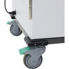 Ergotron YES Basic Charging Cart for Mini-laptops - 3 Shelf - Dual Handle - 2722 kg Capacity - 4 Casters - 4 10160 mm Caster Size YESBASGMPW4