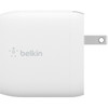 Belkin BOOSTuarrCHARGE Dual USB-A Wall Charger 24W - 480 A Output WCB002DQWH