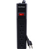 CyberPower CSB404 Essential 4-Outlets Surge Suppressor 4FT Cord - Plain Brown Boxes - 4 - 450 J - 125 V AC Input - 125 V AC Output - CSB404