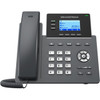 Grandstream GRP2603 IP Phone - Corded - Corded - Wall Mountable Desktop - 3 x Total Line - VoIP - Speakerphone - 2 x Network RJ-45 GRP2603