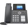 Grandstream GRP2604P IP Phone - Corded - Corded - Wall Mountable Desktop - 3 x Total Line - VoIP - Speakerphone - 2 x Network RJ-45 GRP2604P