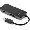 StarTechcom USB 30 to HDMI and VGA Adapter -4K1080p USB Type A Dual Monitor Multiport Display Adapter Converter -External Graphics USB32HDVGA