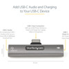 StarTechcom USB C Audio  Charge Adapter USB-C Audio Adapter USB C Audio Headset Port and USB Type-C PD Charger For USB-C - USB C CDP2CAPDM
