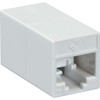 Black Box CAT5e Unshielded Straight-Pin Coupler - White - 1 x RJ-45 Female Network - 1 x RJ-45 Female Network - White - TAA Compliant FM506-R2