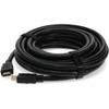 AddOn 762m 2500ft HDMI 13 Male to Male Black Cable - 25 ft HDMI AV Cable for AudioVideo Device HDTV Blu-ray Player DVD - 1 x HDMI2HDMI25F