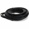 AddOn 762m 2500ft HDMI 13 Male to Male Black Cable - 25 ft HDMI AV Cable for AudioVideo Device HDTV Blu-ray Player DVD - 1 x HDMI2HDMI25F