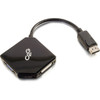 C2G DisplayPort to HDMI VGA or DVI Adapter Converter - DVIDisplayPortHDMIVGA AV Cable for Projector Monitor AudioVideo HDTV - 54340