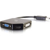 C2G DisplayPort to HDMI VGA or DVI Adapter Converter - DVIDisplayPortHDMIVGA AV Cable for Projector Monitor AudioVideo HDTV - 54340