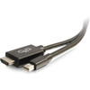 C2G 10ft Mini DisplayPort to HD Adapter Cable - Black - TAA - 10 ft HDMIMini DisplayPort AV Cable for Projector Monitor HDTV - - 54422
