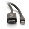 C2G 10ft Mini DisplayPort to HD Adapter Cable - Black - TAA - 10 ft HDMIMini DisplayPort AV Cable for Projector Monitor HDTV - - 54422
