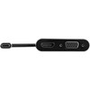 StarTechcom USB C to VGA and HDMI Adapter - Aluminum - USB-C Multiport Adapter - 6 in  1524 cm Built-In Cable - USB C multiport all CDP2HDVGA