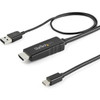 StarTechcom 6ft 2m HDMI to Mini DisplayPort Cable 4K 30Hz - Active HDMI to mDP Adapter Cable with Audio - USB Powered - Video - 14 HD2MDPMM2M