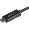StarTechcom 6ft 2m HDMI to DisplayPort Cable 4K 30Hz - Active HDMI 14 to DP 12 Adapter Cable with Audio - USB Powered Video - 14 HD2DPMM6