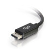 C2G 25ft DisplayPort Cable with Latches 8K UHD MM - Black - 25 ft DisplayPort AV Cable for Notebook Monitor AudioVideo Device - 54404