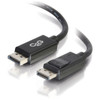 C2G 25ft DisplayPort Cable with Latches 8K UHD MM - Black - 25 ft DisplayPort AV Cable for Notebook Monitor AudioVideo Device - 54404
