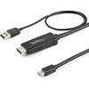 StarTechcom 3ft 1m HDMI to Mini DisplayPort Cable 4K 30Hz - Active HDMI to mDP Adapter Cable with Audio - USB Powered - Video - 14 HD2MDPMM1M