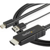 StarTechcom 3ft 1m HDMI to Mini DisplayPort Cable 4K 30Hz - Active HDMI to mDP Adapter Cable with Audio - USB Powered - Video - 14 HD2MDPMM1M