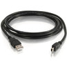 C2G USB Cable - Type A Male - Mini Type B Male USB - 2m - Black 27005