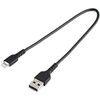 StarTechcom 12inch30cm Durable Black USB-A to Lightning Cable Rugged Heavy Duty ChargingSync Cable for Apple iPhoneiPad MFi - of RUSBLTMM30CMB
