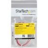 StarTechcom 18in Latching SATA Cable - Male SATA - Male SATA - 18 - Red LSATA18
