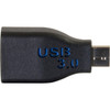C2G USB 30 USB-C to USB-A Adapter MF - Black - USB Data Transfer Cable for Smartphone Tablet Notebook Desktop Computer Flash - C 28868