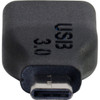 C2G USB 30 USB-C to USB-A Adapter MF - Black - USB Data Transfer Cable for Smartphone Tablet Notebook Desktop Computer Flash - C 28868