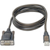 Tripp Lite RS232 to USB Adapter Cable with COM Retention USB-A to DB9 MM FTDI 5 ft - 5 ft SerialUSB Data Transfer Cable for - 1 U209-005-COM
