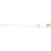 Black Box Connect Cat6 UTP Patch Network Cable - 1 ft Category 6 Network Cable for Network Device - First End 1 x RJ-45 Male Network CAT6PC-001-WH