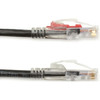 Black Box GigaTrue 3 Cat6 UTP Patch Network Cable - 3 ft Category 6 Network Cable for Patch Panel Wallplate Network Device - First C6PC70-BK-03