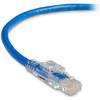 Black Box GigaTrue 3 Cat6 UTP Patch Network Cable - 10 ft Category 6 Network Cable for Patch Panel Wallplate Network Device - First C6PC70-BL-10