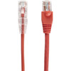Black Box Slim-Net Cat6a UTP Patch Network Cable - 7 ft Category 6a Network Cable for Patch Panel Wallplate Network Device - First C6APC28-RD-07