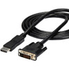 StarTechcom 6ft 18m DisplayPort to DVI Cable DisplayPort to DVI-D Adapter Cable 1080p Video DP 12 to DVI Monitor Converter -  DP2DVIMM6